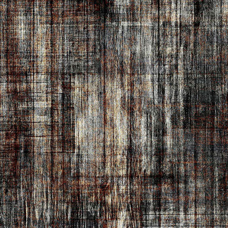 QT Fabrics Into the Woods Charcoal Fabric – Gray Wood Texture Blender by Dan Morris