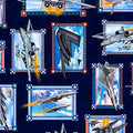 QT Fabrics Patriot Air Force Patch in Navy – Fabric by Morris Creative Group