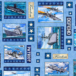 QT Fabrics Patriot Navy Patch in Blue Fabric – by Morris Creative Group
