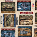 QT Fabrics Patriot Marines Patch in Tan Fabric – by Morris Creative Group