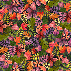 QT - CORNUCOPIA HARVEST - Fall Foliage/Multi - 31028-X