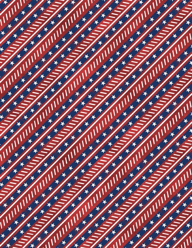 Wilmington Liberty Lane Diagonal Stripe Red Fabric – Red Stripe Print