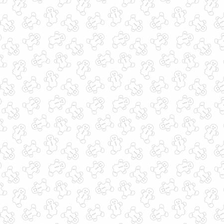 Wilmington - Woodland Snowmen - GingerbreadMen/White/White - 39189-100