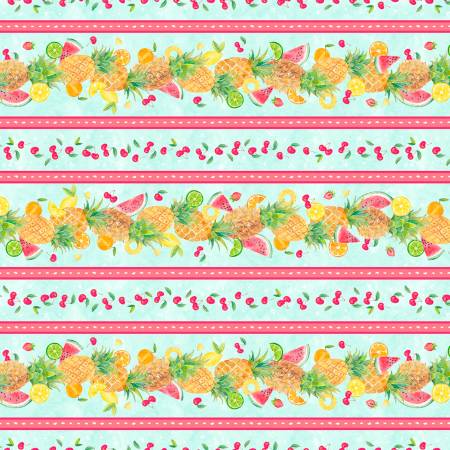 Wilmington - Squeeze The Day-Repeating Border Stripe - 42461-435