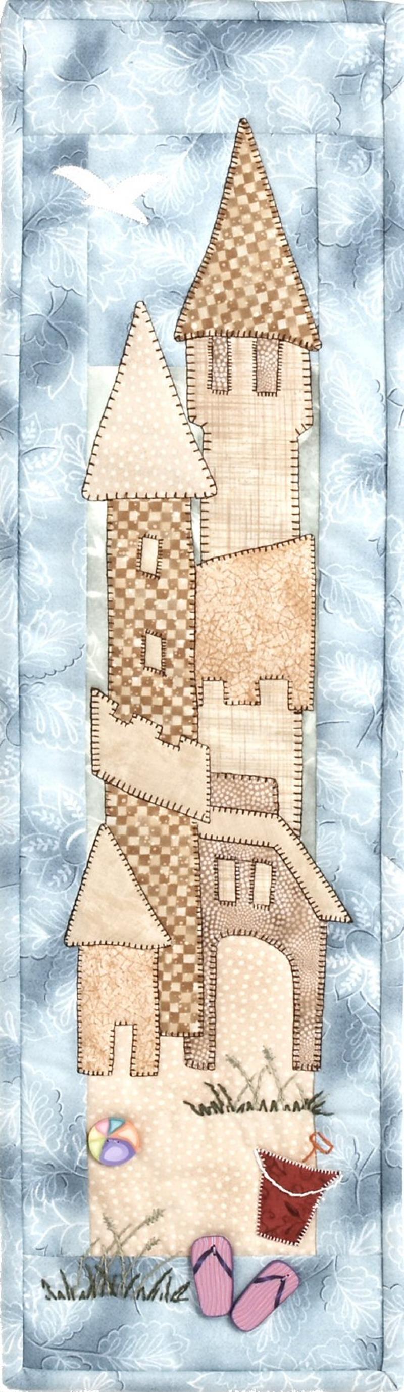 Sandcastle by Julie Wurzer - Wall Hanging Pattern – 6"x21" for Patch Abilities