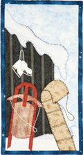 Winter Whimsy Sleds by Julie Wurzer - Wall Hanging Pattern with Hanger – 6"x11.5" for Patch Abilities