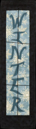 Peek Out My Window Winter by Julie Wurzer - Wall Hanging Pattern – 6"x22" for Patch Abilities