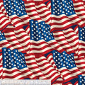 Windham - Winterfleece-Flags/Blue - 60" Wide - 49550-1