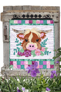 Highland Cow by Julie Wurzer - Wall Hanging Pattern – 24.5"x28" for Patch Abilities
