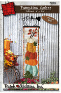 Pumpkins Galore by Julie Wurzer - Wall Hanging Pattern with Hanger – 6"x22" for Patch Abilities