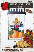 Not So, Scarecrow by Julie Wurzer - Wall Hanging Pattern with buttons – 12"x18" for Patch Abilities