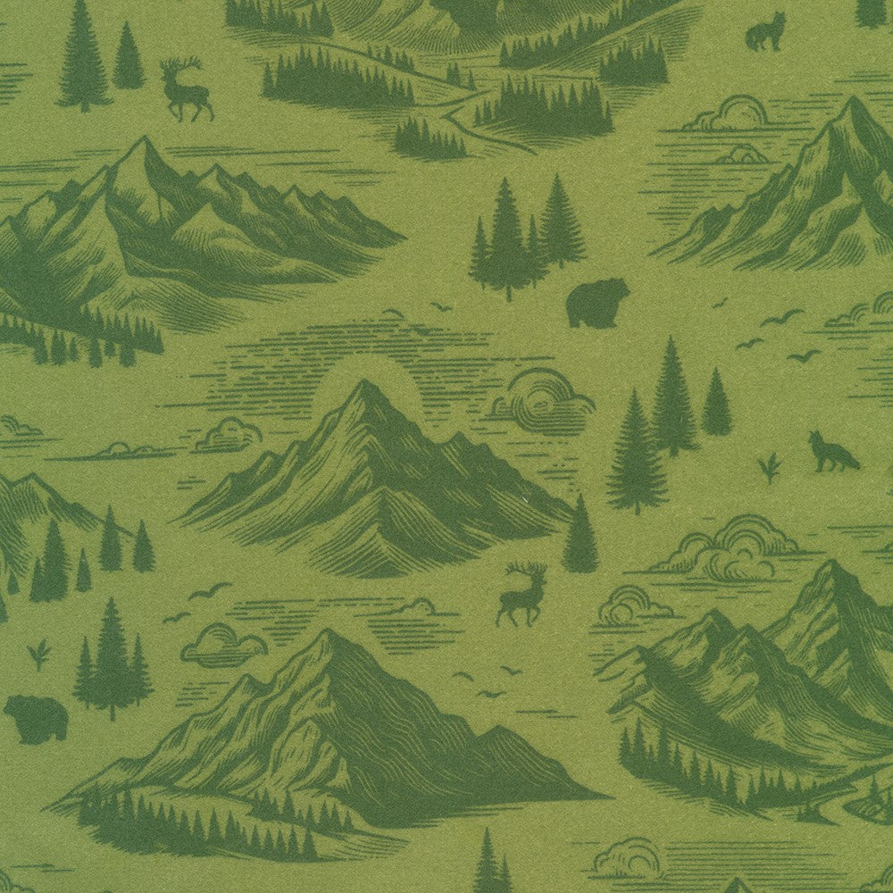 Pine and Peak Flannel - Forest - SRKF-24280-44