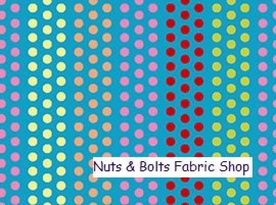QT - Pop Paisley-Dots/Blue - 22203-B