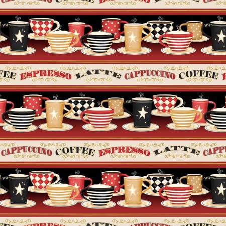 Wilmington - Coffee Always - Multi Repeating Stripe - 56069-932