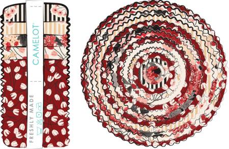 Camelot Blooms and Bows 2.5" Fabric Strips – 40 Piece Precut Bundle