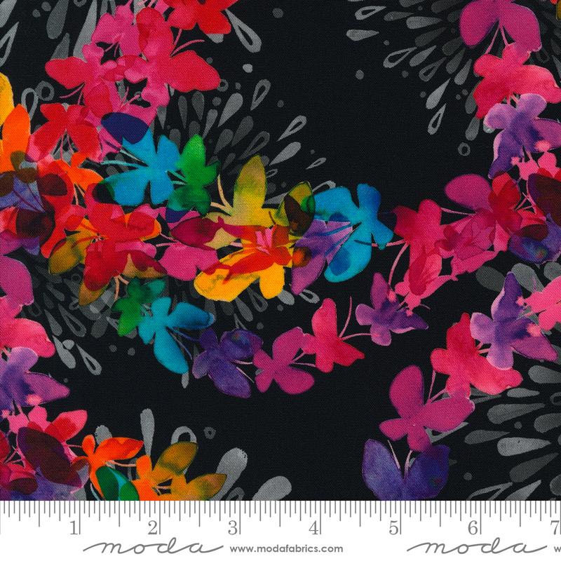 Moda - Playgrounds - Butterfly Swirl/Ink Black - 2264 14