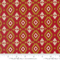 Moda Ponderosa Red Geometric Fabric – Red Western Print by Stacy Iest Hsu