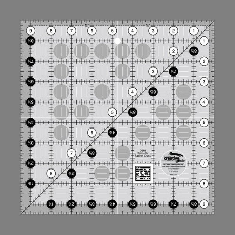 9.5in x 9.5in Square - Creative Grid - Turn-a-Round - CGR9