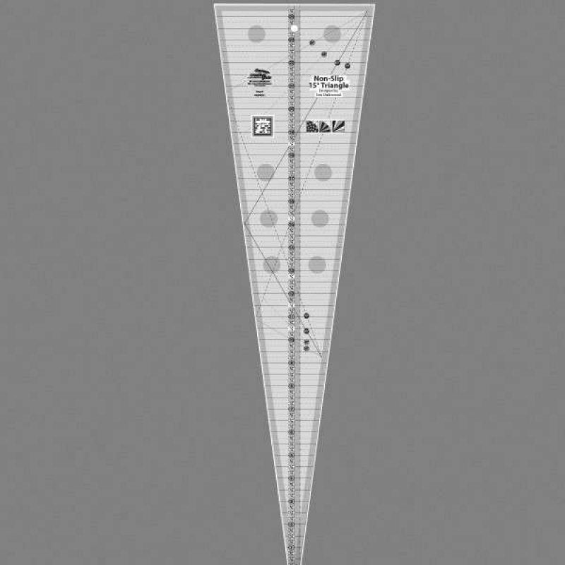 15 Degree Triangle Ruler - Creative Grids - CGREU1