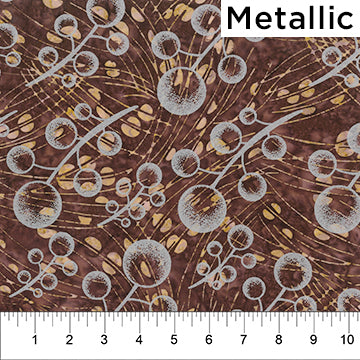 Northcott Stardust Mahogany Sand Fabric – Brown Batik Blender