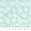 Banyan Batiks Crispy Fabric – Aqua Floral Batik Blender