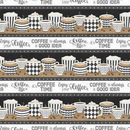 Wilmington - Coffee Life - Multi Repeating Stripe - 82668-912