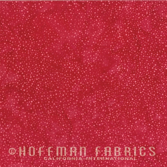 Hoffman 885-67 Flame Fabric – Orange Red Tonal Batik Blender by Hoffman California Fabrics