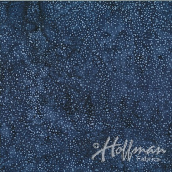 Hoffman Bali Chops Dots Blue Bonnet Batik Fabric – Blue Batik Blender
