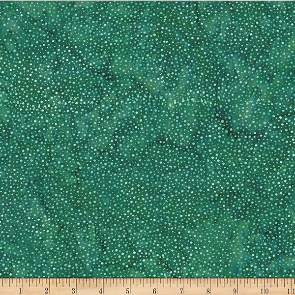 Hoffman Bali Chops Shamrock Batik Fabric – Green Batik Blender