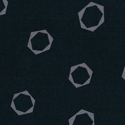 Robert Kaufman Blueberry Park Wide Gotham Grey 108" Wide Fabric – Gray Geometric Blender by Karen Lewis Textiles