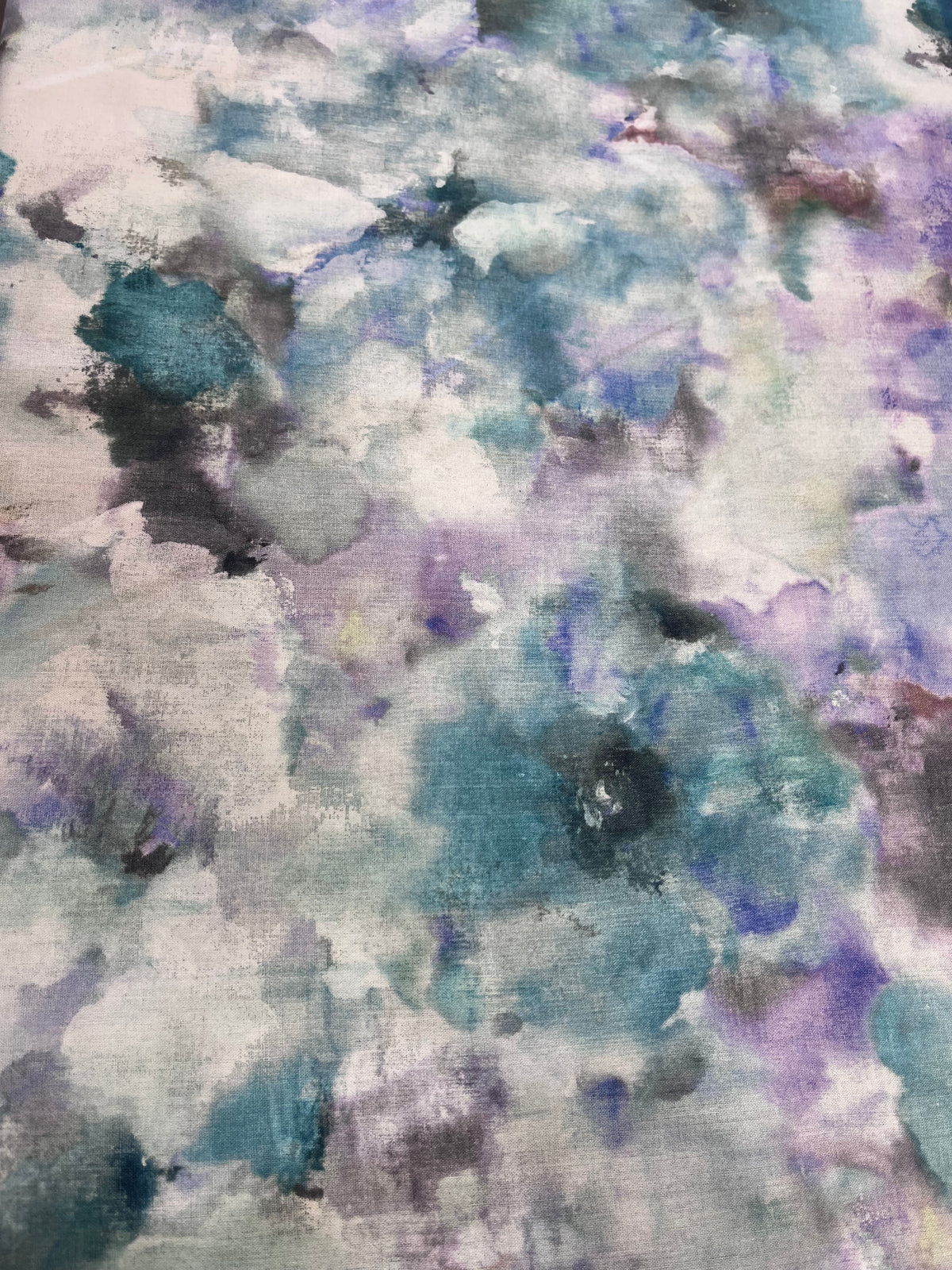Watercolors Blue 108" Wide Backing Fabric – Blue from Michael Miller Fabrics