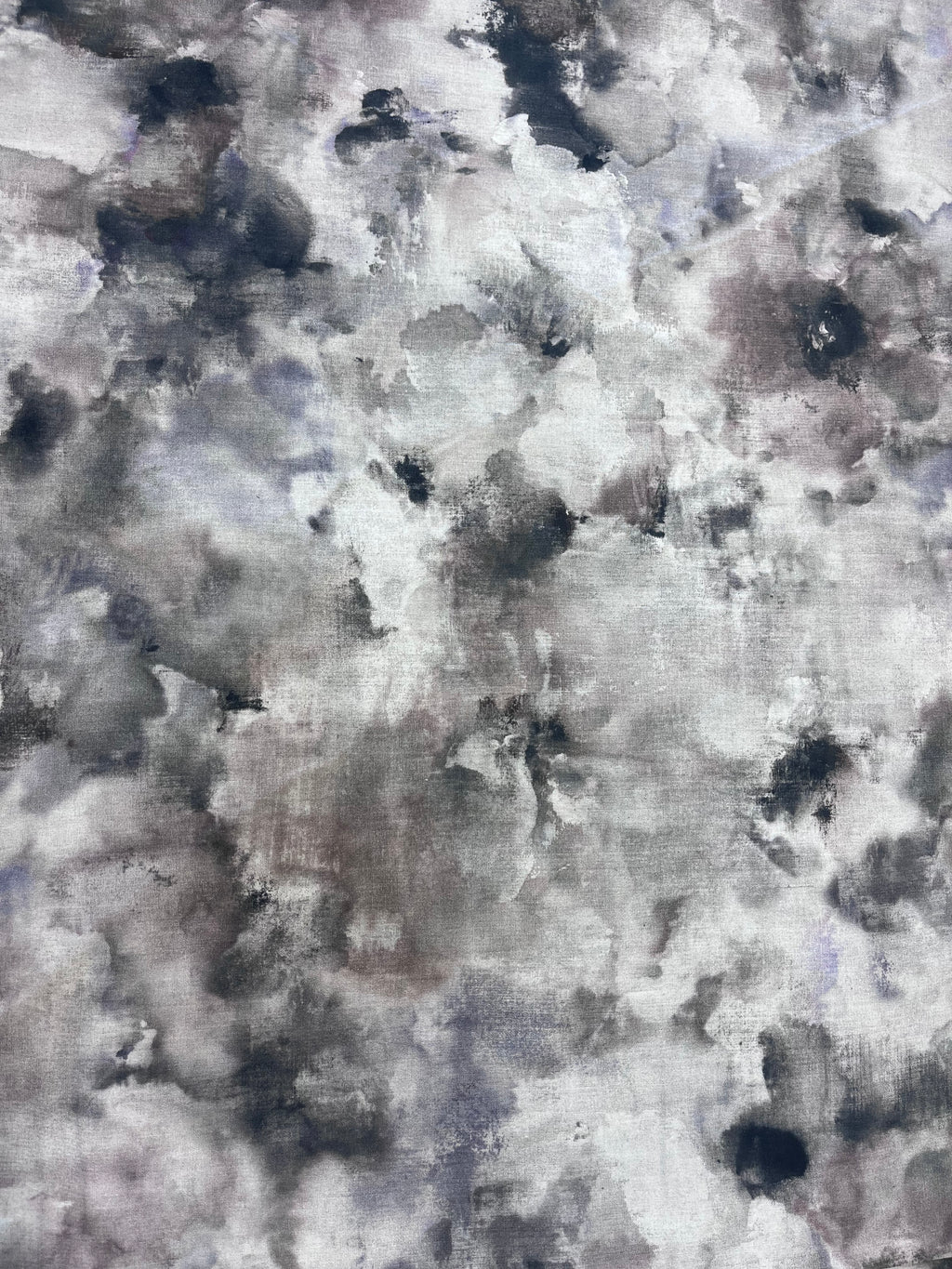 Watercolors Smoke 108" Wide Backing Fabric – Gray from Michael Miller Fabrics