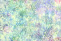 Banyan Batiks Flutter Flowers Faded Denim Fabric – Blue Purple Floral Batik Blender