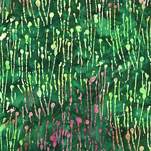 RJR Fabrics- Blossom Batiks Paint Drips Meadow Fabric – Green Batik Blender