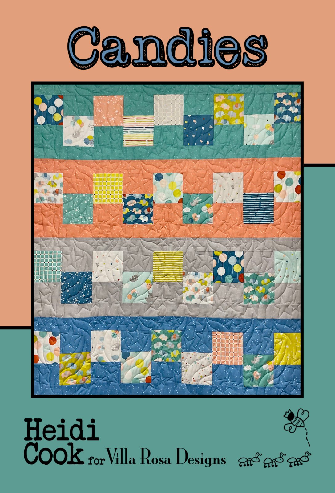 Candies - Villa Rosa - 41 x 46 - 5" Squares