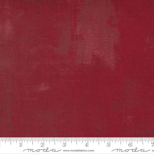 Moda Grunge Basics Candy Cane Fabric – Red Blender by BasicGrey