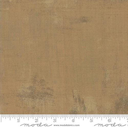 Moda Grunge Caramel Fabric – Brown Blender by BasicGrey
