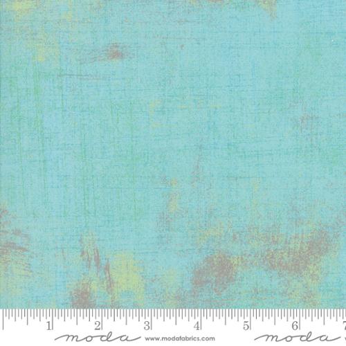 Moda Grunge Charmed Fabric – Aqua Blender by BasicGrey