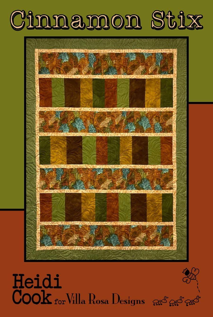 Cinnamon Stix - Villa Rosa  - 46 x 63 - Theme/Yardage