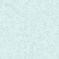 Clothworks - Firefly - Daisies Light Turquoise Fabric - by Meags & Me