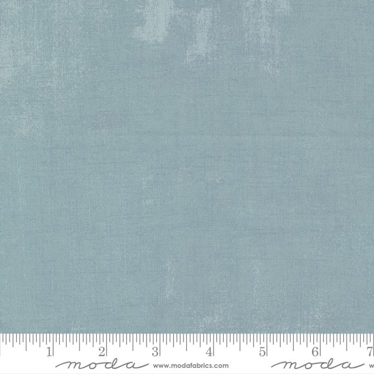 Moda Grunge Composed Blue Grey Fabric – Blue Gray Blender by BasicGrey