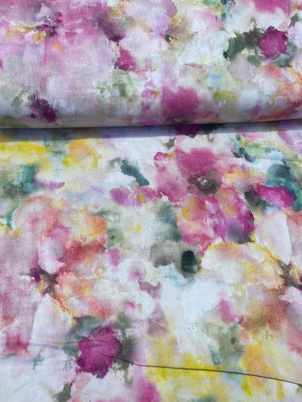 Watercolors Pink 108" Wide Backing Fabric – Pink from Michael Miller Fabrics