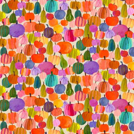 Michael Miller - Autumn Breeze - Assorted Pumpkins-DDC12315