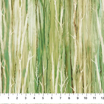 Northcott Cedarcrest Falls Twig Texture Olive Fabric – Green Textured Blender