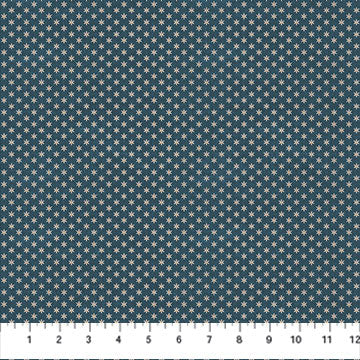 Northcott - Ditsy Blue Fabric – Blue Floral Print