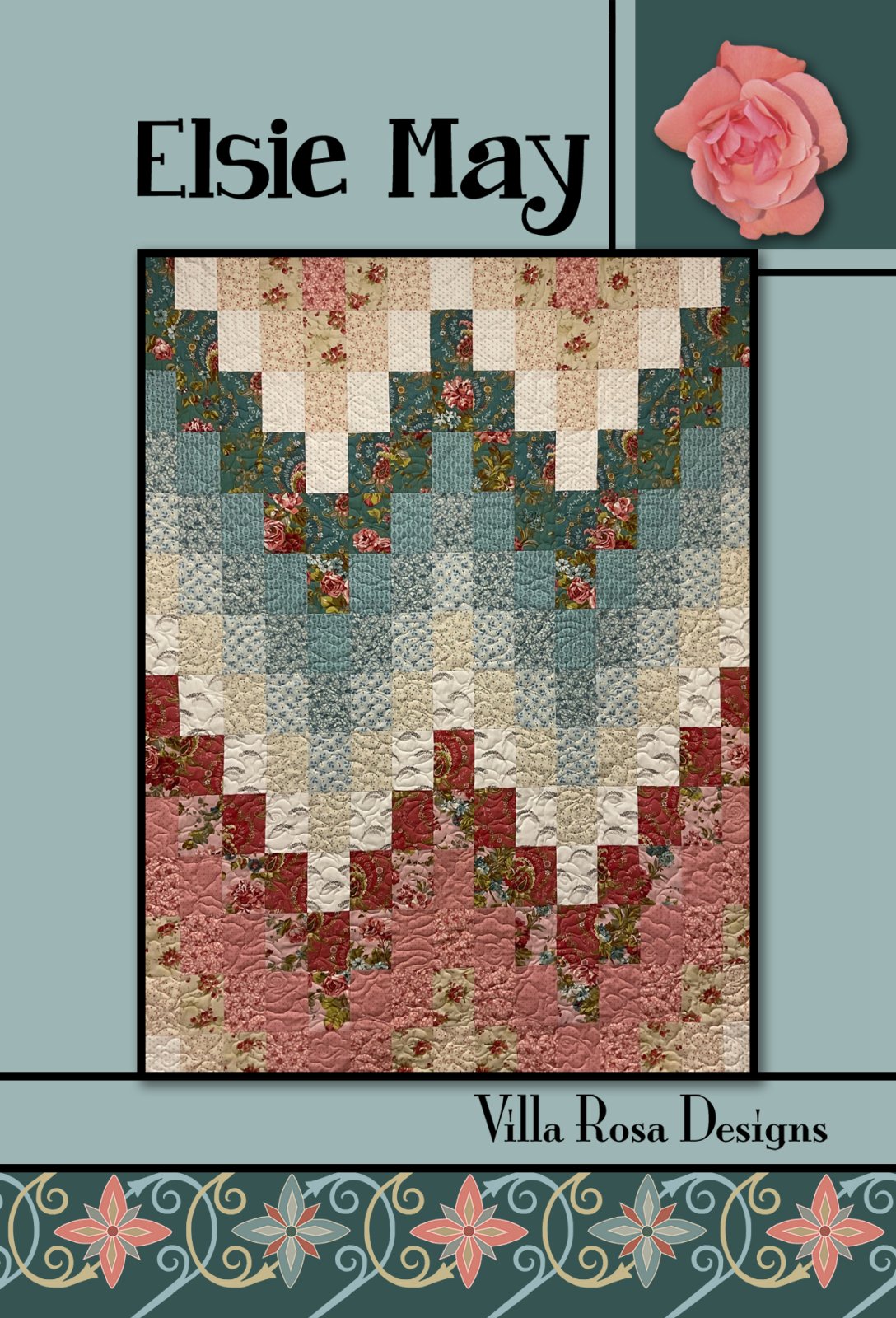 Elsie May - Villa Rosa - 53 x 70 - FQ Friendly