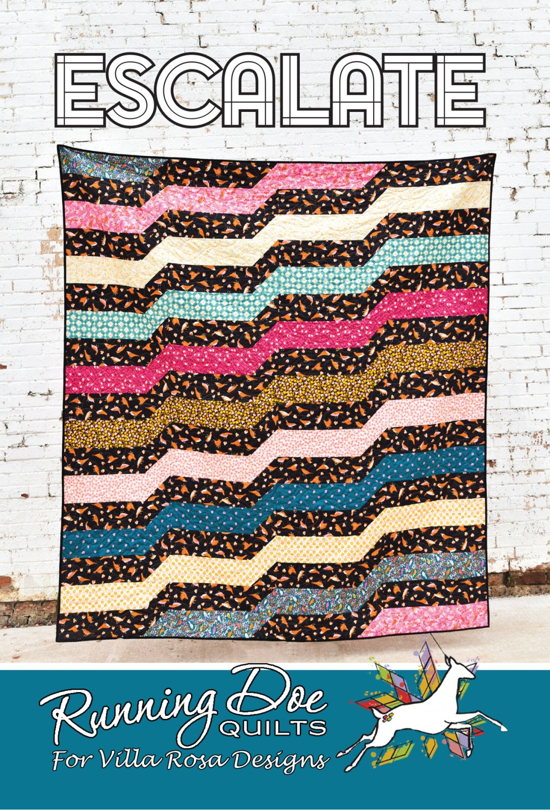 Escalate - Villa Rosa - 80x90 - 1/2yd Cuts