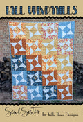 Fall Windmills - Villa Rosa - 48 x 60 - Yardage/Theme