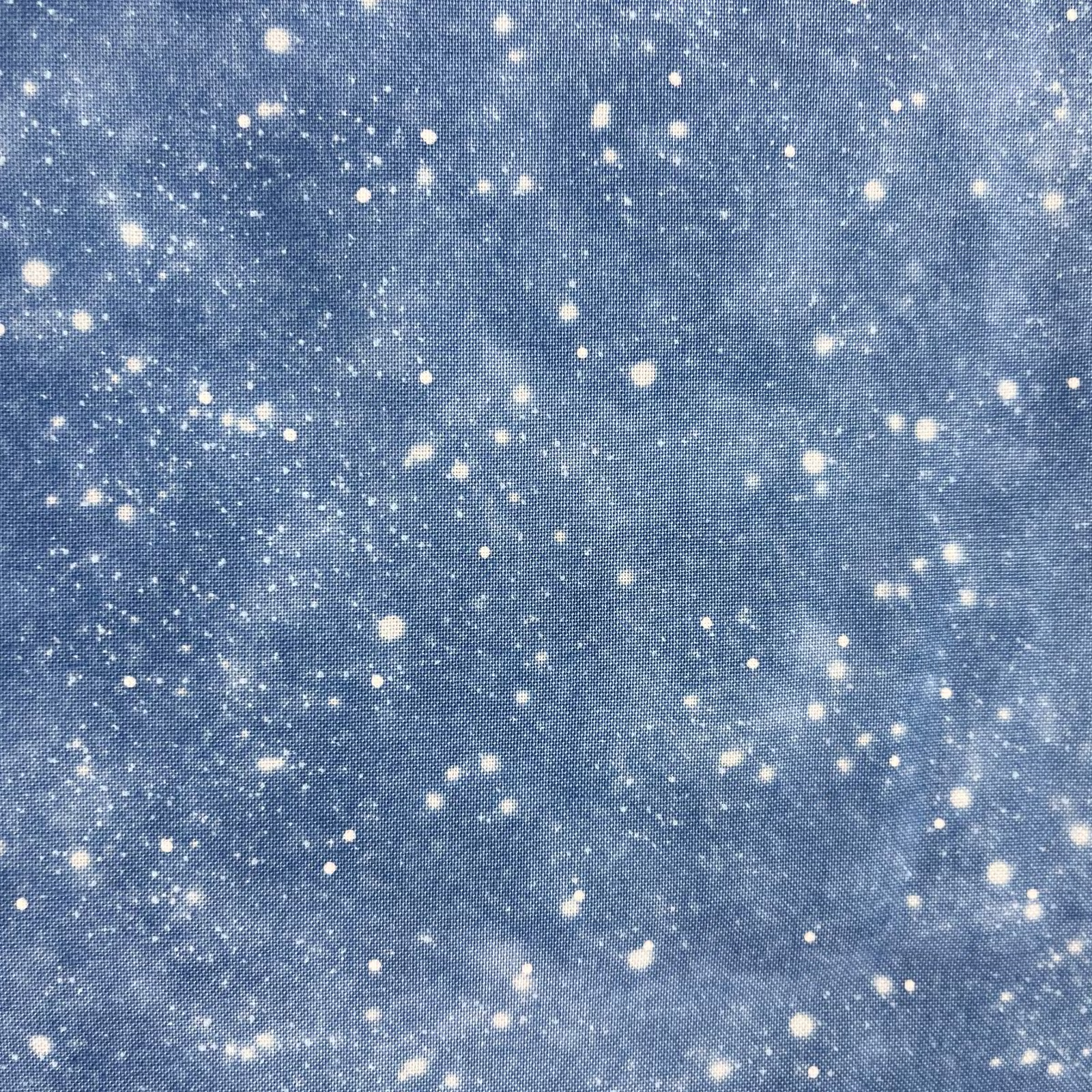 Northcott - Farmstead Friends - Snowy Sky Blue Fabric – Winter Blender by Simon Treadwell