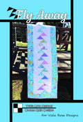 Fly Away-TableRunner - Villa Rosa - 16"x54" - 5" Squares
